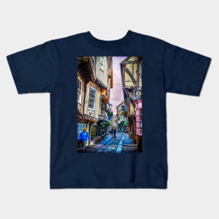 York City Shambles And Historic Buildings Kids T-Shirt